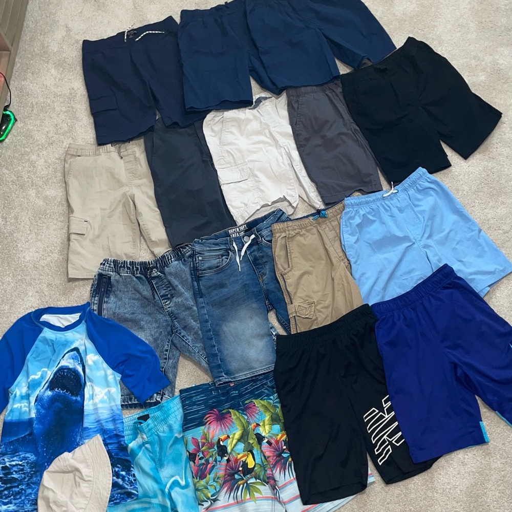 Assorted Kids Shorts Collection 18 pieces total